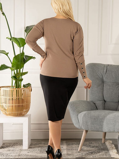 Plus size blouse Karko