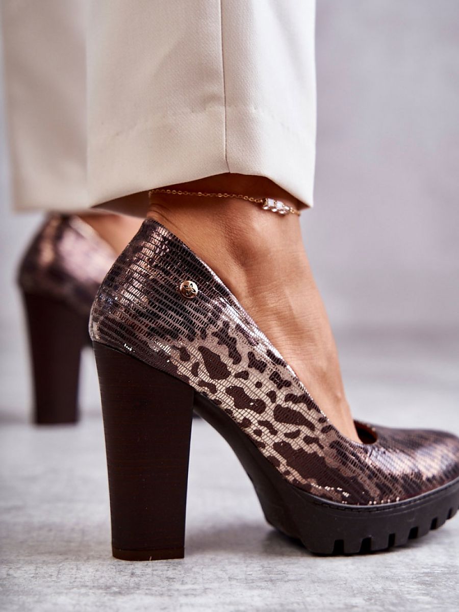 Step into Style with Handmade Maciejka Block Heel Pumps