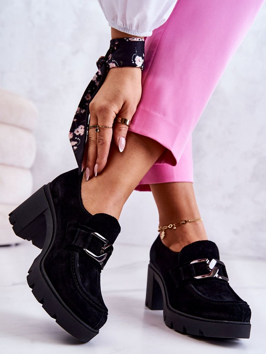 Heeled low shoes Step in style