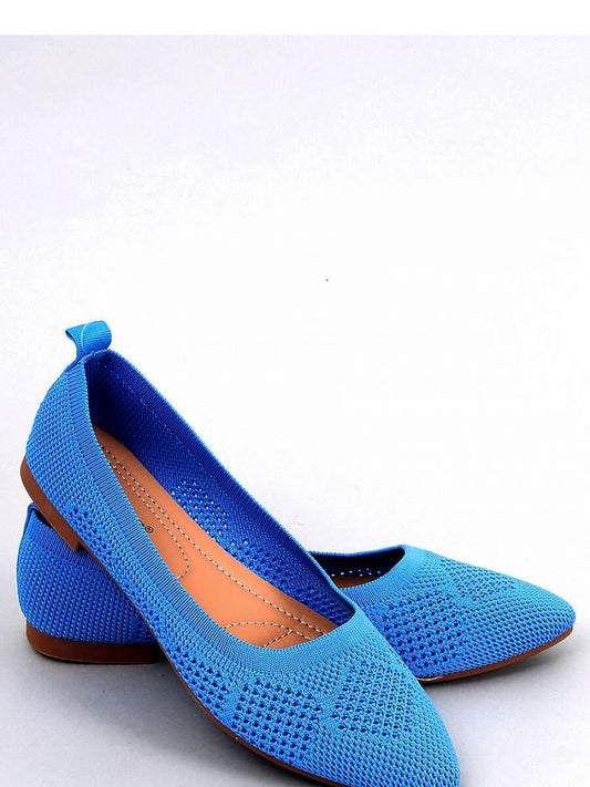 Inello Almond-shaped Cut Ballet Flats with Airy Openwork Pattern