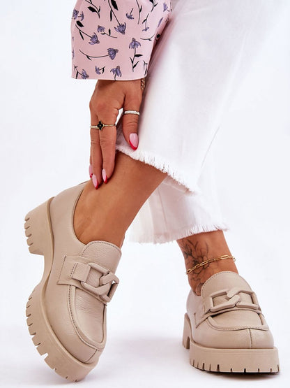 Heeled low shoes Step in style