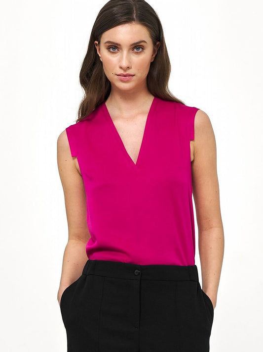 Nife Viscose Sleeveless Blouse