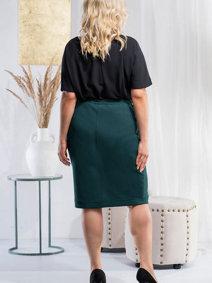 Eryka Knitted Pencil Skirt with Pockets