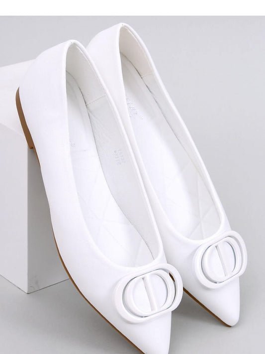 White Ballerina Pumps