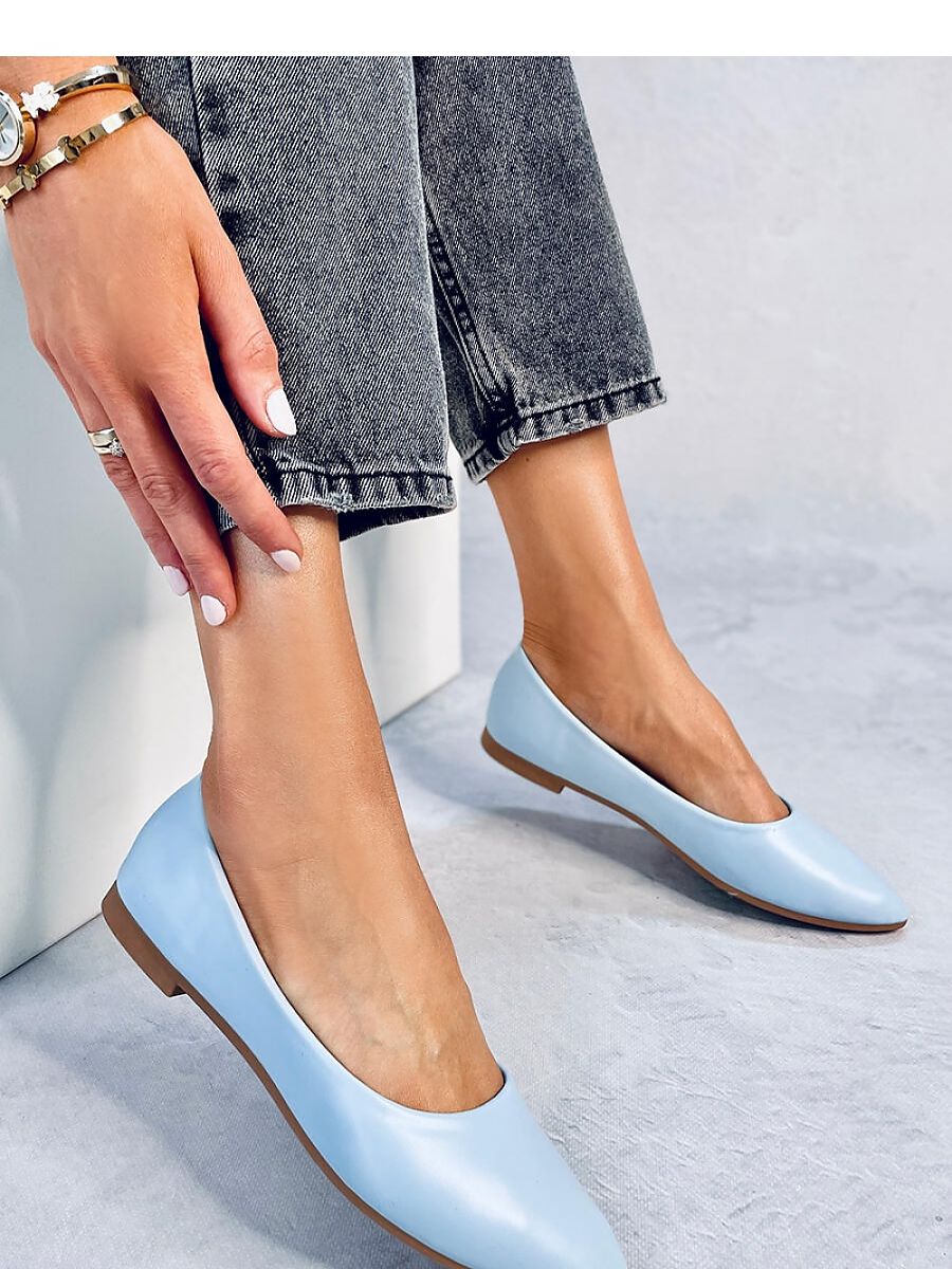 Blue Inello Ballet Flats