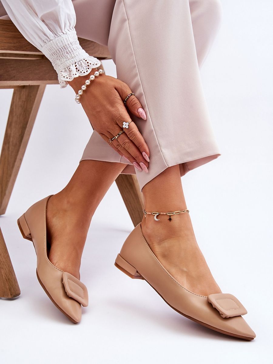 Ballerina Chic: Eco Leather Pointed-toe Flats