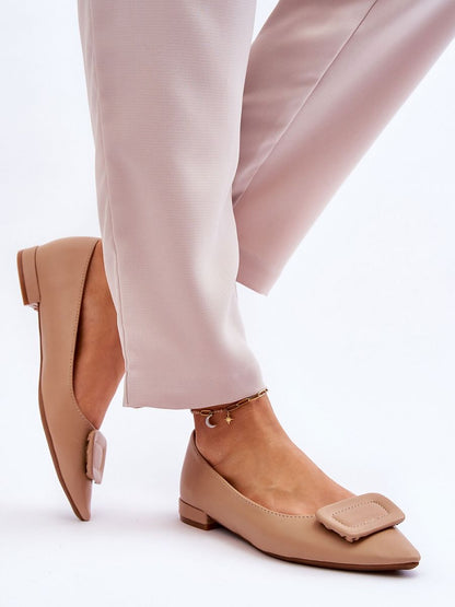 Ballerina Chic: Eco Leather Pointed-toe Flats