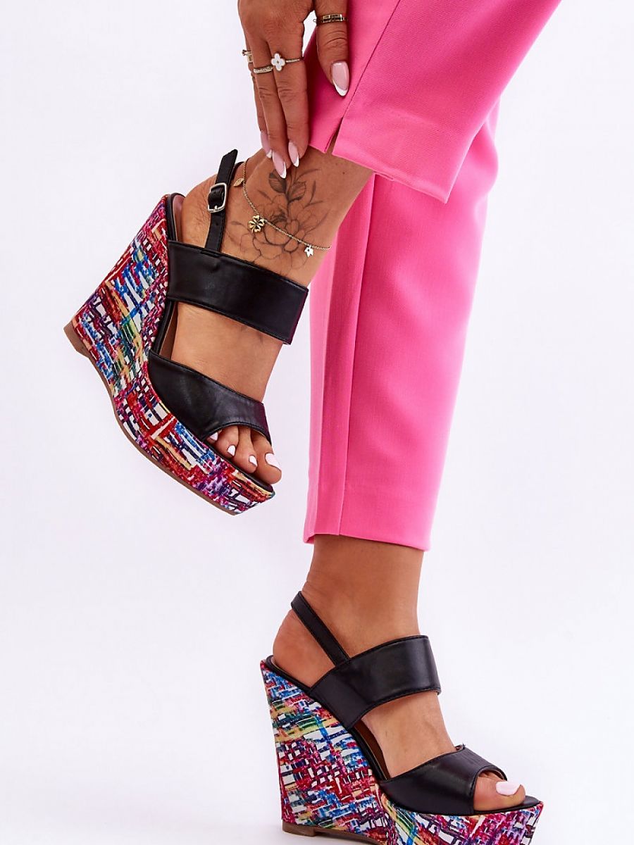 Buskin Step in Style High Heel Platform Sandals