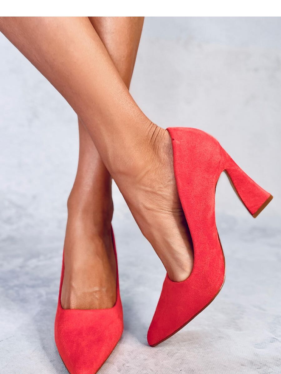 Inello Organic Suede Block Heel Pumps