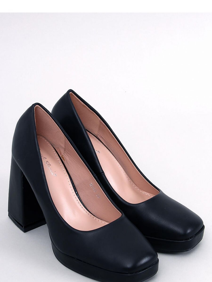 Inello Square-Toe Block Heel Pumps