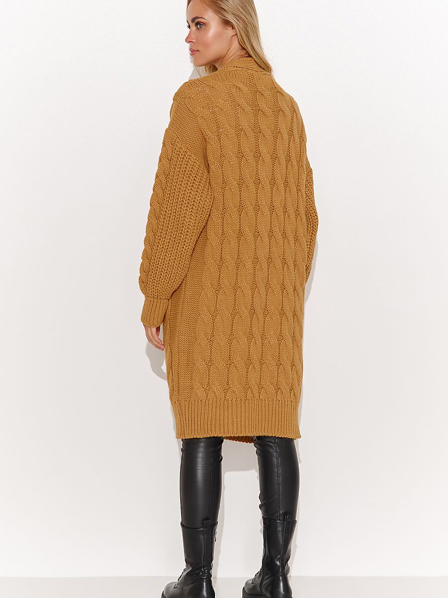 Knitted Jacket in Macadamia: Stylish and Snug Cardigan