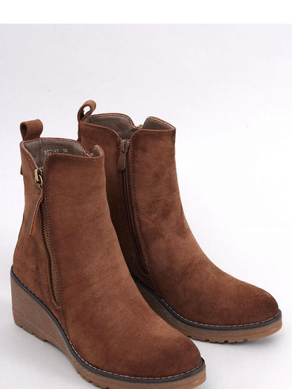 Buskin boots Inello: Women's Eco-Suede Heeled Ankle Boots