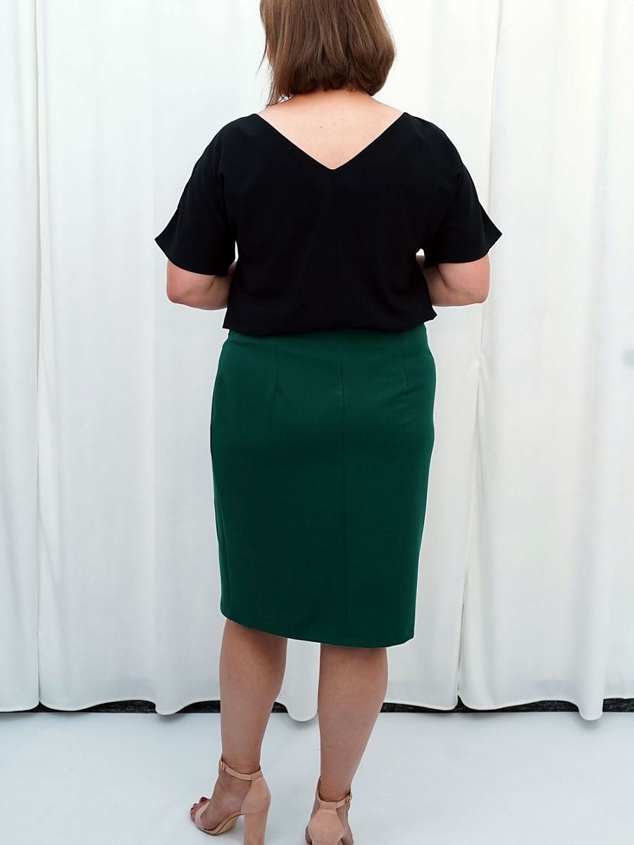 Mela Plus Size Knee-Length Skirt