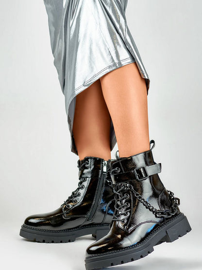 Boot PRIMO With Patent Leather Upper