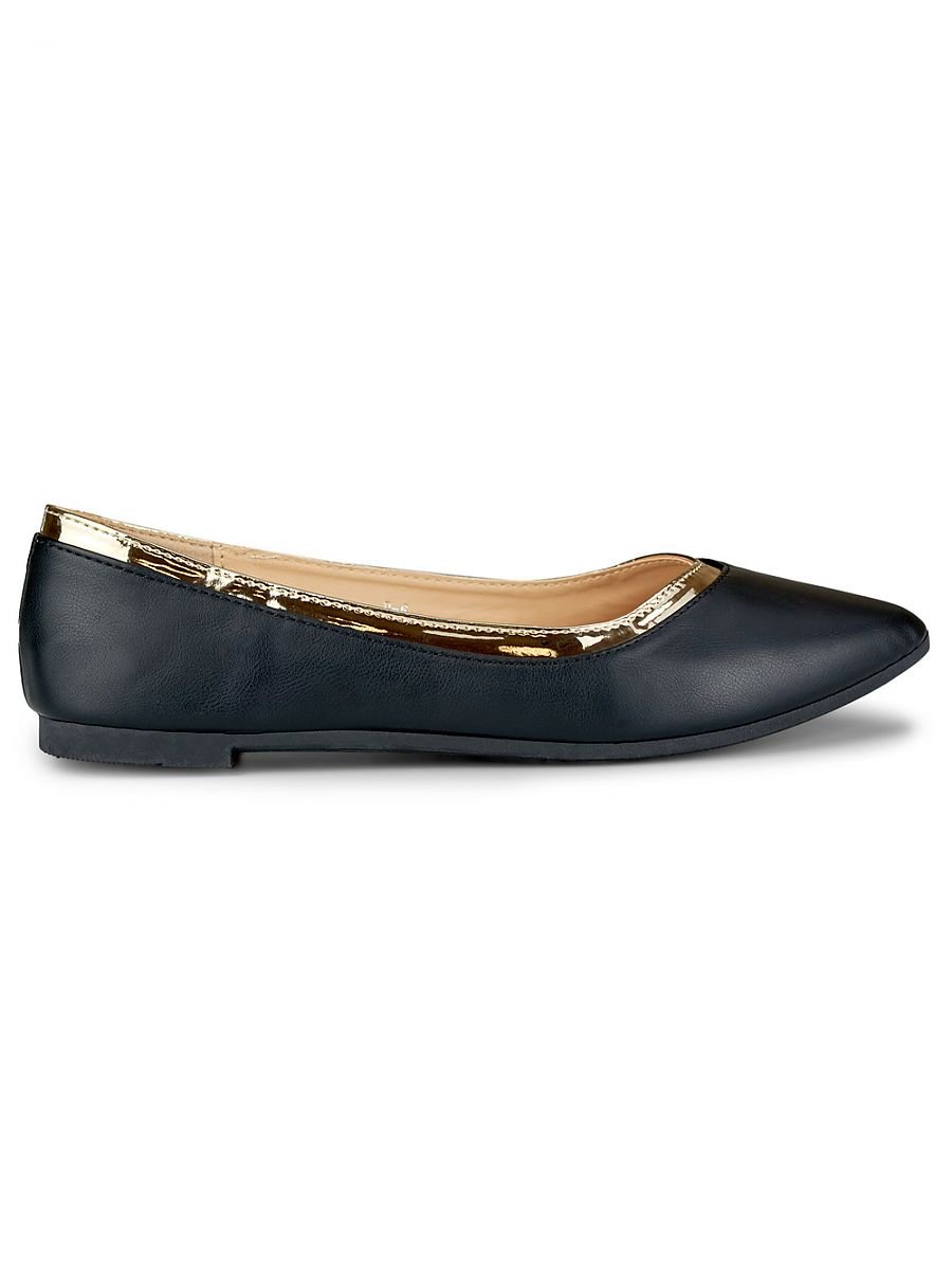 Elegant Eco-Friendly Black Ballet Flats