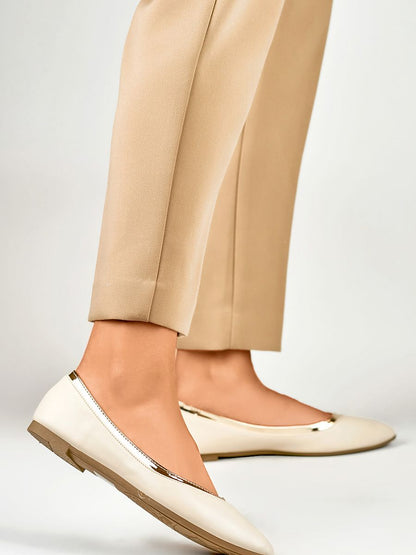 Elegant Eco-Friendly Leather Ballet Flats