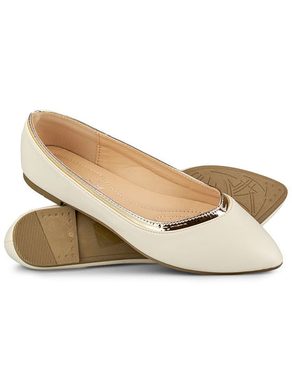 Elegant Eco-Friendly Leather Ballet Flats