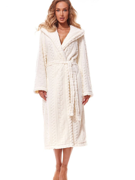 Comfortable Elegance Bathrobe with Quilted Design