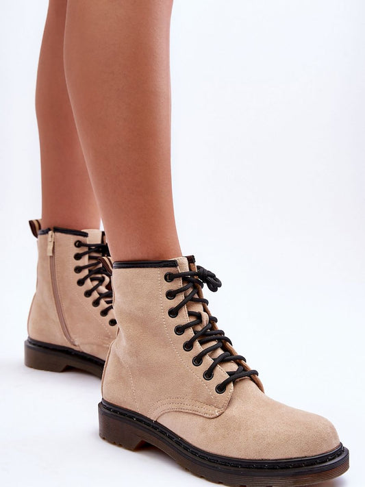 Bootie Step in Style - Women's Faux-Suede Boots