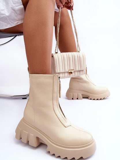 Step into Fashion Eco Leather Platform Boots