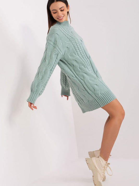 Long Jumper AT: Oversized Turtleneck Knit