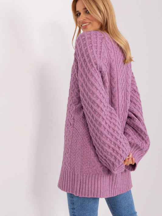 Long Jumper AT: Oversized Knit Sweater Dress