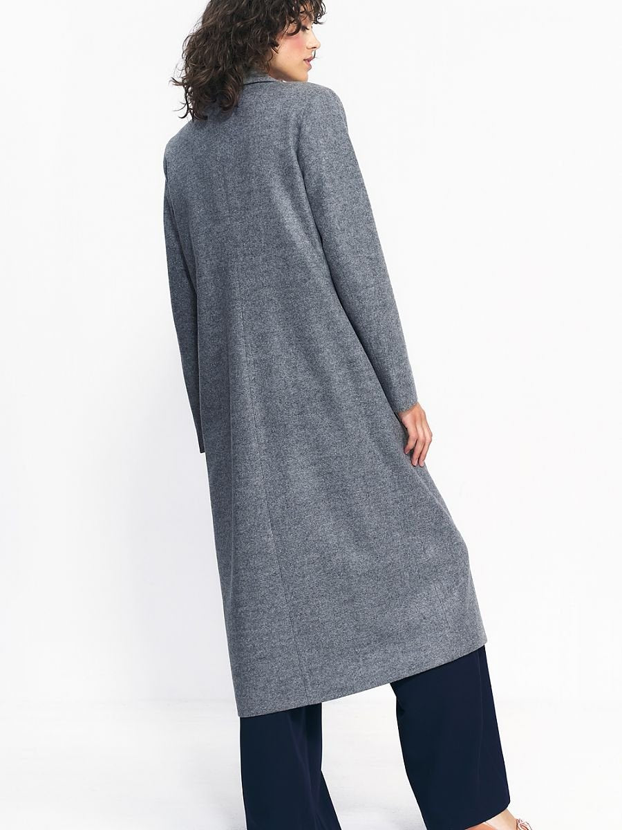 Coat Nife - Elegant Oversized Gray Coat