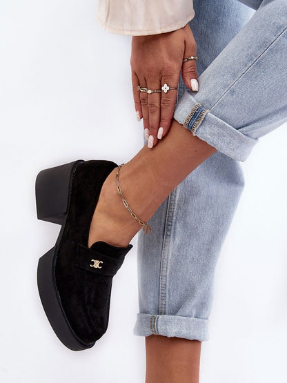 Heeled low shoes Step in style