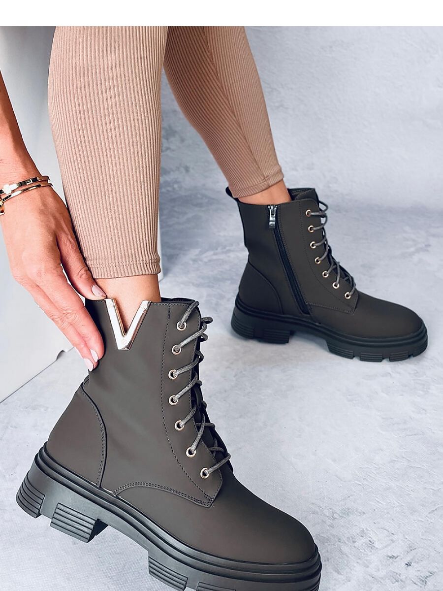 Inello Military Lace-Up Boots