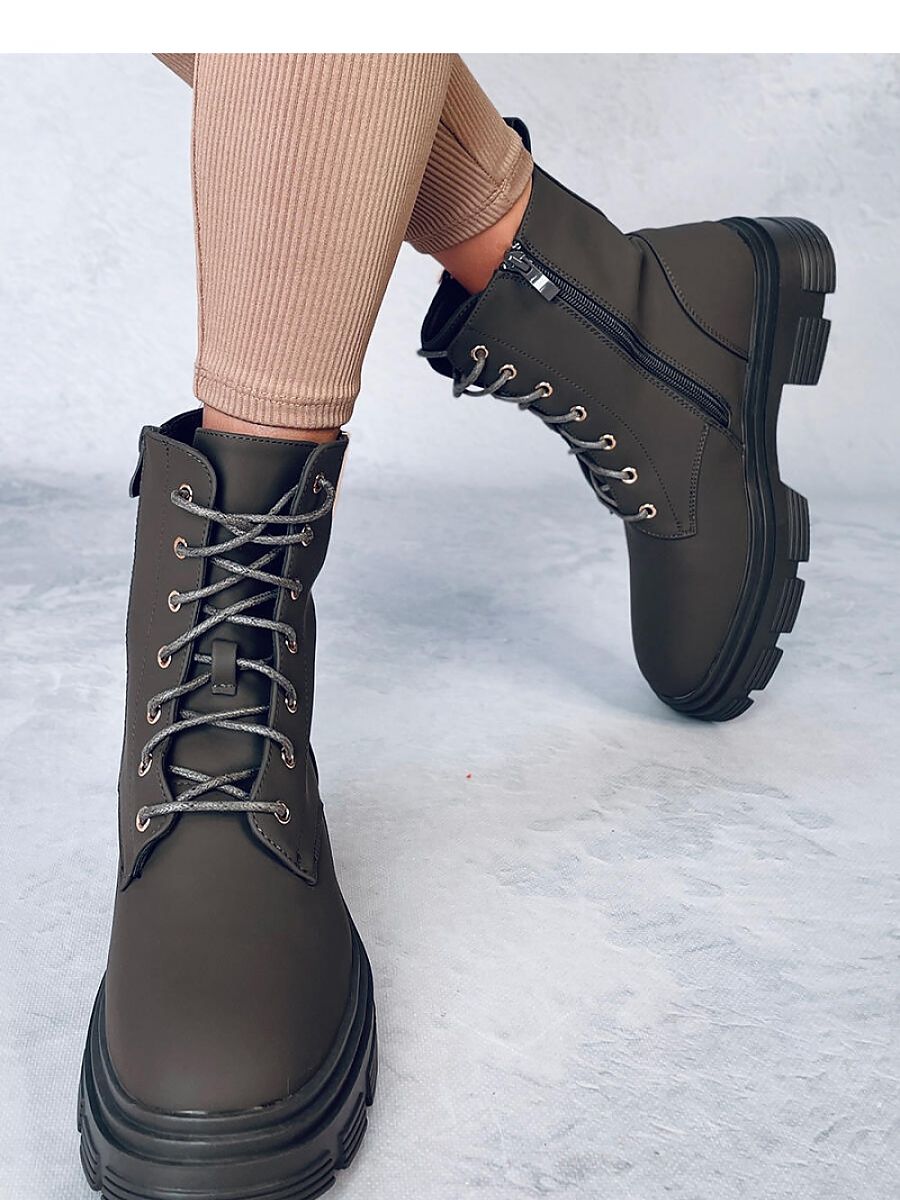 Inello Military Lace-Up Boots