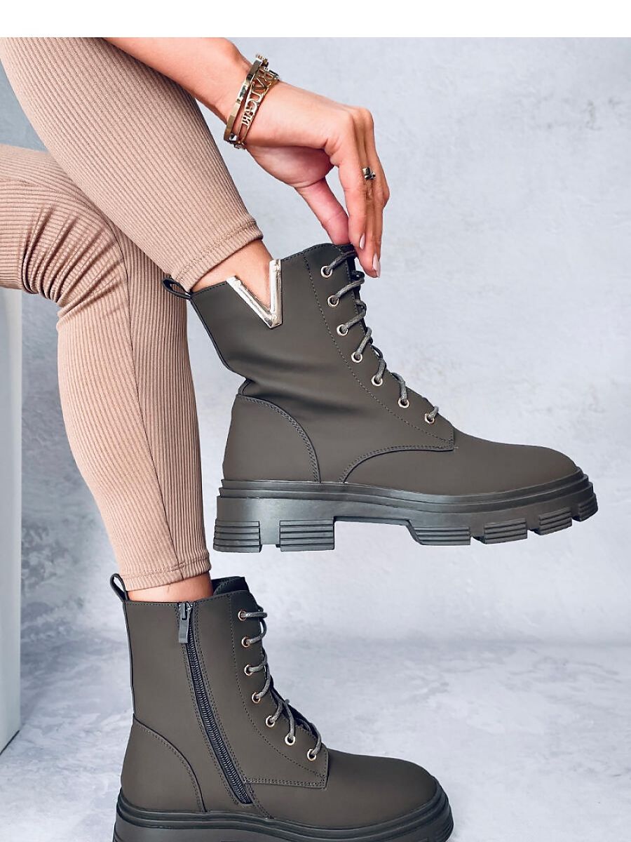 Inello Military Lace-Up Boots