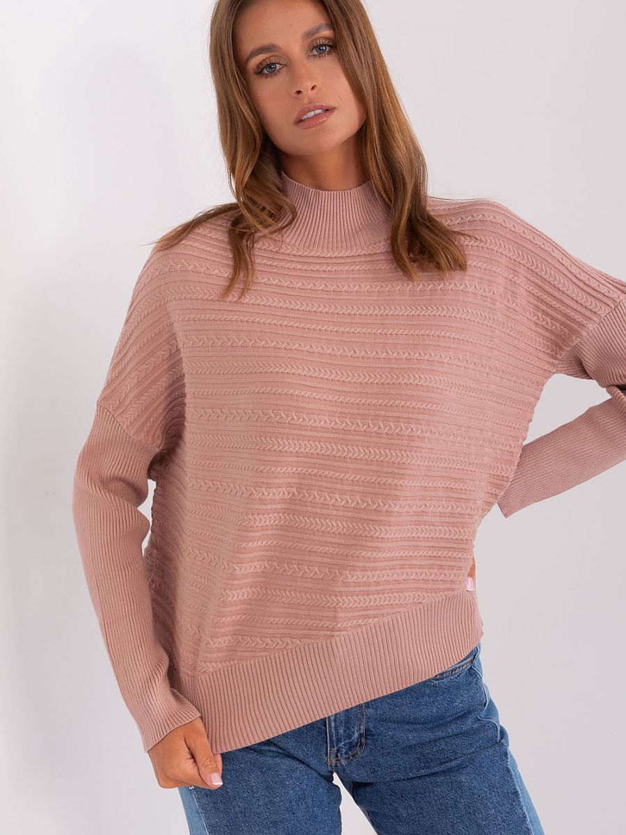 Jumper AT: Women's Variegated Texture Knit Jumper