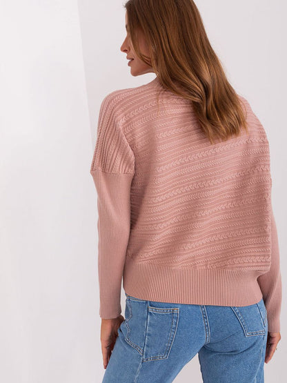 Jumper AT: Women's Variegated Texture Knit Jumper