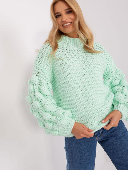 Jumper AT: Women's Puffed Sleeve Knit