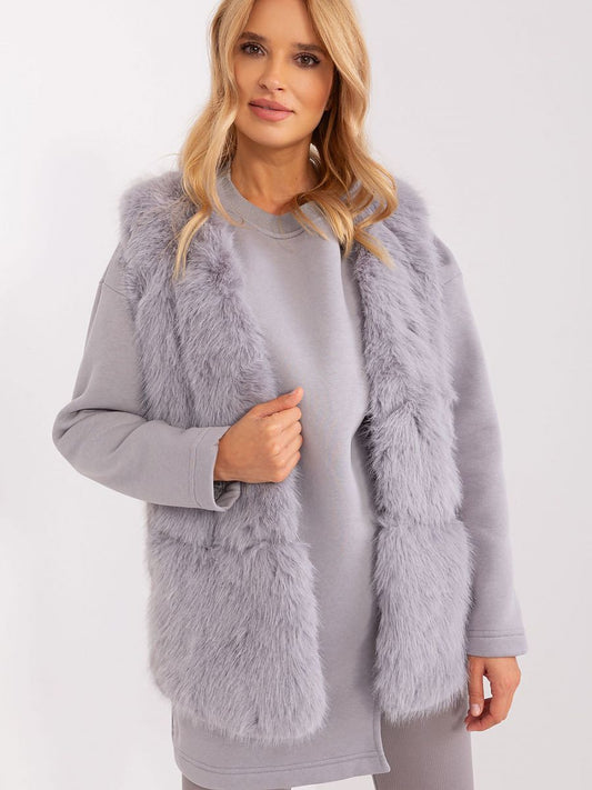 Gilet AT  
Luxurious Faux Fur Gilet with Inner Lining