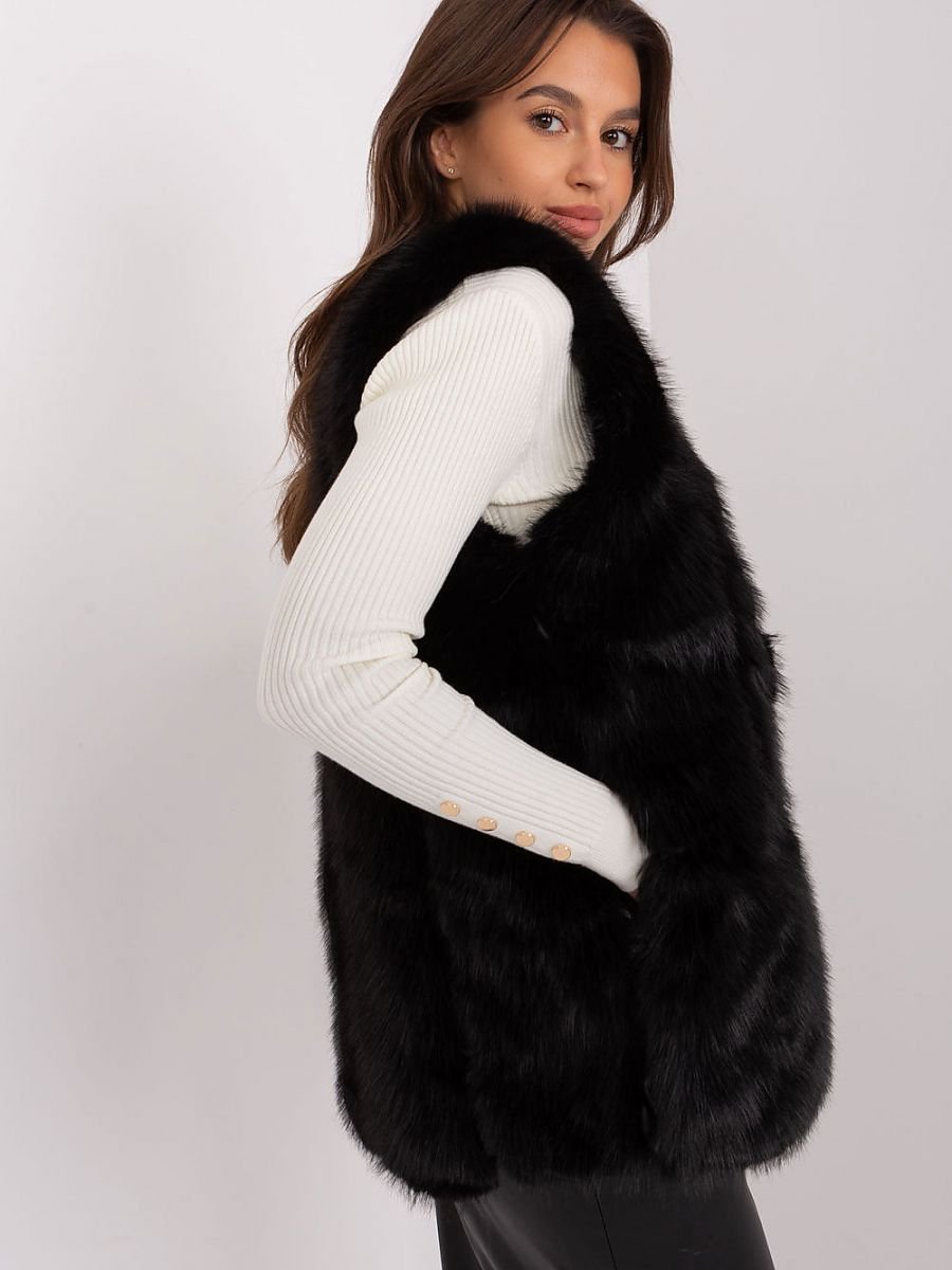 Waistcoat AT: Luxurious Faux Fur Vest