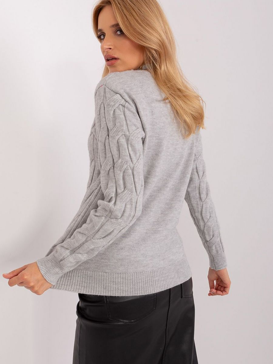 Jumper AT: Women's Sweater with Half Turtleneck