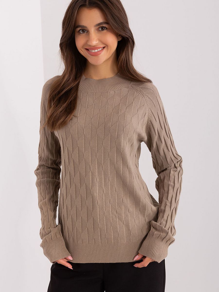 Jumper AT: Women's Variegated Texture Polyester Jumper