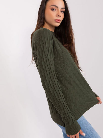 Jumper AT: Variegated Polyester Jumper for Women